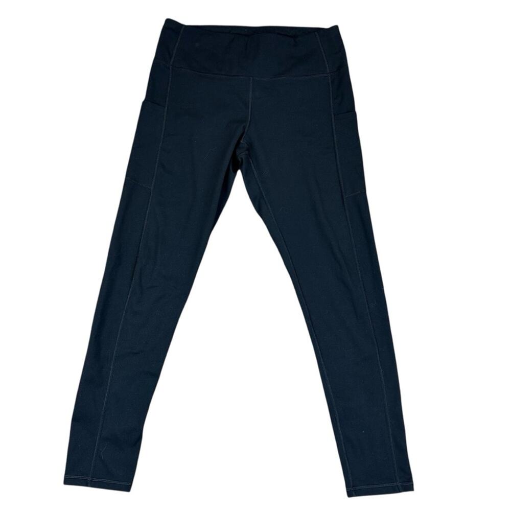 Ewedoos Black High-Waisted Athletic Leggings size XL Pockets